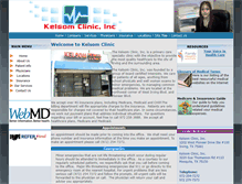 Tablet Screenshot of kelsomclinic.com